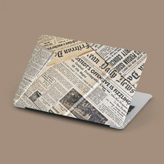 Custom Name Old Newspaper MacBook Case Cover