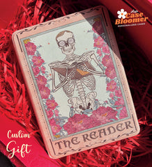 The Reader Tarot Pink Kindle Case Book Lover Gift, Kobo, Free Personalization