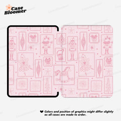 Custom Name Pink Vintage Kindle Case, Kobo Case, Free Personalization