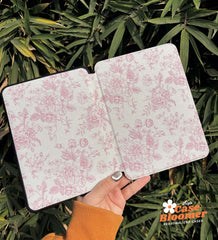 Pink Botanical Flowers Kindle Paperwhite Case, Kobo, Free Personalization, Kobo Case