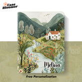 Custom Name Aesthetic Countryside Scenery iPad case, Free Personalization