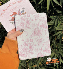 Pink Botanical Flowers Kindle Paperwhite Case, Kobo, Free Personalization, Kobo Case