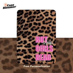 Hot Girls Read Animal Print Kindle Case, Kobo Case, Free Personalization