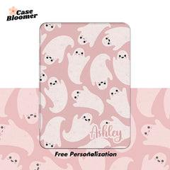 Halloween Pink Ghost Kindle Case, Kobo Case, Free Personalization