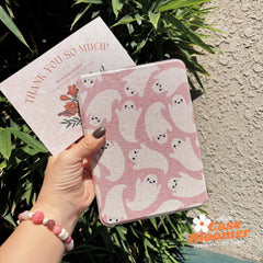 Halloween Pink Ghost Kindle Case, Kobo Case, Free Personalization