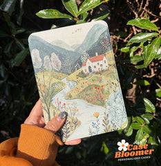 Custom Name Aesthetic Countryside Scenery iPad case, Free Personalization