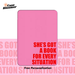 She's Got A Book For Every Situation Kindle Case, Kobo Case, Free Personalization