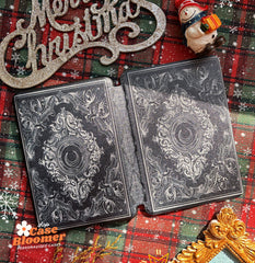 Antique Black Old Book Vintage Kindle Paperwhite Case, Kobo, Free Personalization