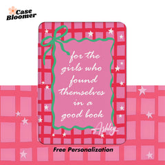 Hot Pink Checkerboard Kindle Case, Kobo Case, Free Personalization