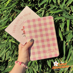 Retro Pink Checkerboard Kindle Case, Kobo Case, Free Personalization