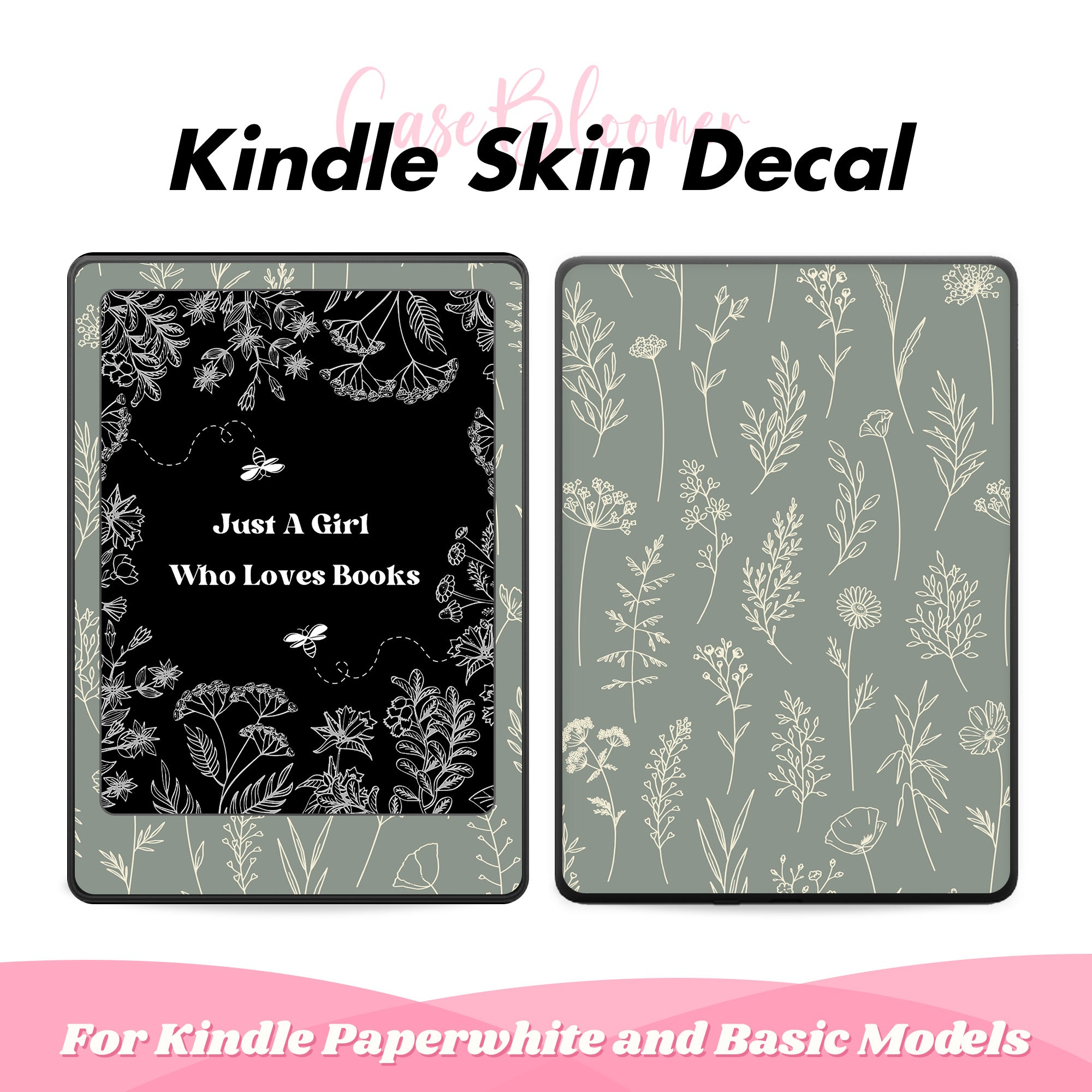 Kindle Skin, Kindle Paperwhite Vinyl, Kindle Paperwhite Decals, Kindle Decals, Aesthetic Kindle Stickers, Paperwhite 11th 6.8 case Decals, Stickers for Paperwhite Signature Edition, Kindle Oasis, Kindle 11th 2022, Skins for Kindle 10th 2019