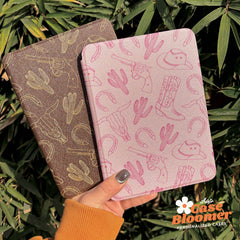 Cute Pink Cowgirl Summer Kindle Case, Kobo, Free Personalization