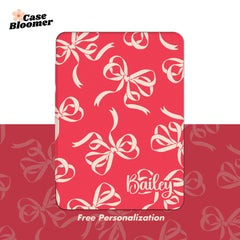 Red Ribbons Gift Kindle Case, Kobo Case, Free Personalization
