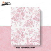 Personalized Pink Botanical Floral iPad case, Free Personalization