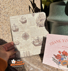 Hand-drawn Sea Travel Kindle Paperwhite Case, Kobo, Free Personalization