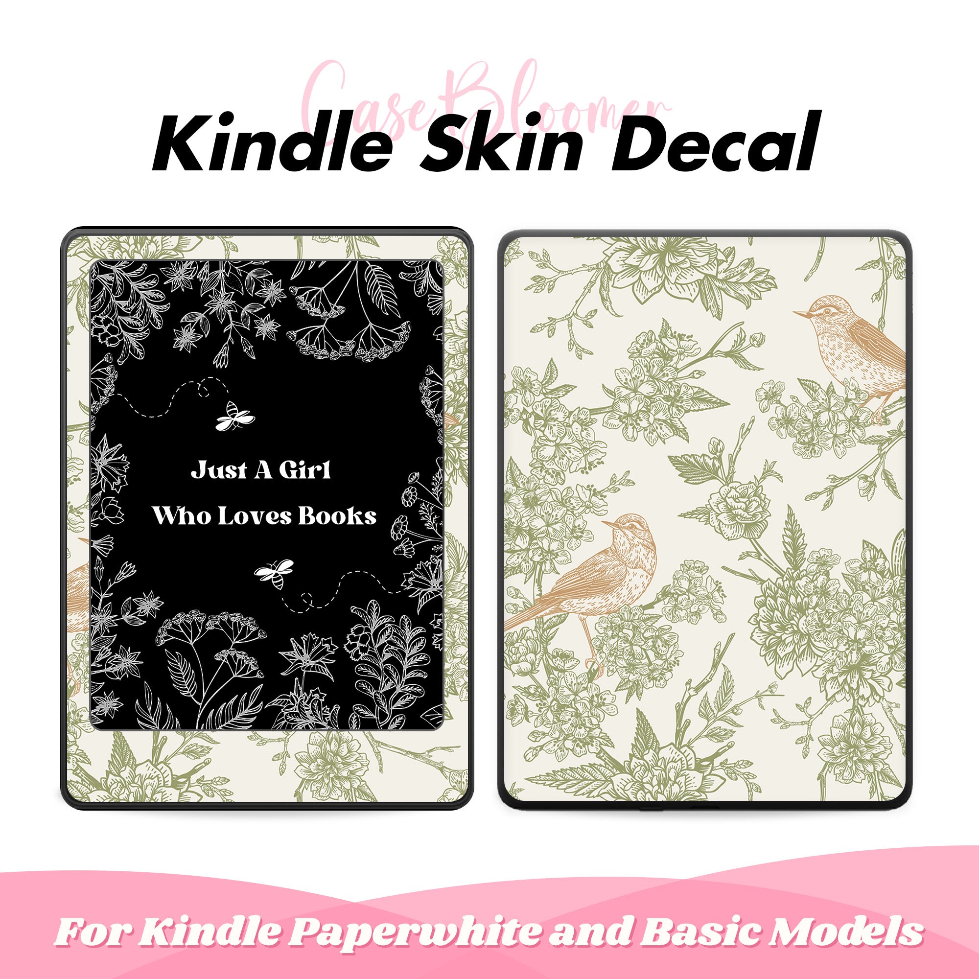 Kindle Skin, Kindle Paperwhite Vinyl, Kindle Paperwhite Decals, Kindle Decals, Aesthetic Kindle Stickers, Paperwhite 11th 6.8 case Decals, Stickers for Paperwhite Signature Edition, Kindle Oasis, Kindle 11th 2022, Skins for Kindle 10th 2019