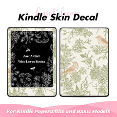 Kindle Skin, Kindle Paperwhite Vinyl, Kindle Paperwhite Decals, Kindle Decals, Aesthetic Kindle Stickers, Paperwhite 11th 6.8 case Decals, Stickers for Paperwhite Signature Edition, Kindle Oasis, Kindle 11th 2022, Skins for Kindle 10th 2019