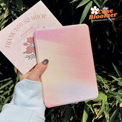 Aura Pink Gradient Aesthetic Kindle Paperwhite Case, Kobo, Free Personalization