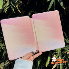 Aura Pink Gradient Aesthetic Kindle Paperwhite Case, Kobo, Free Personalization