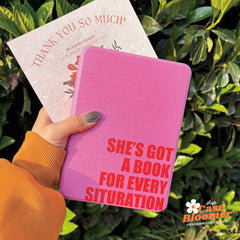 She's Got A Book For Every Situation Kindle Case, Kobo Case, Free Personalization