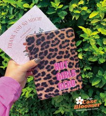 Hot Girls Read Animal Print Kindle Case, Kobo Case, Free Personalization