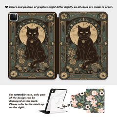 Tarot Cat Custom Name iPad case, Free Personalization