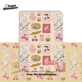 Custom Name Retro Seashell Kindle Case, Kobo Case, Free Personalization