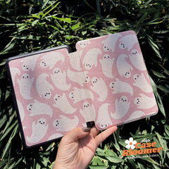Halloween Pink Ghost Kindle Case, Kobo Case, Free Personalization