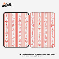 Cute Christmas Tree Pink Kindle Case, Kobo, Free Personalization