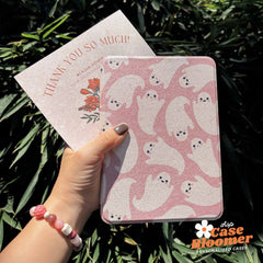 Halloween Pink Ghost Kindle Case, Kobo Case, Free Personalization