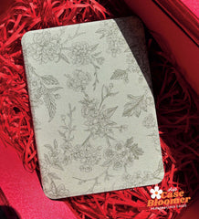 Custom Name Green Botanical Aesthetic iPad case, Free Personalization