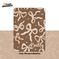 Custom Brown Ribbon Kindle Case, Kobo, Free Personalization