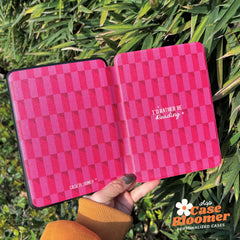 Rather Be Reading Checkerboard Kindle Case, Kobo Case, Free Personalization