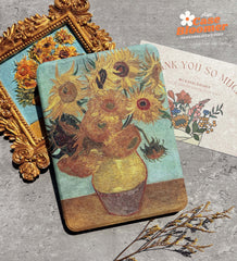 Sunflowers Van Gogh Kindle Case Oil Painting, Kobo, Free Personalization