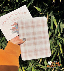 Light Neutral Plaid Kindle Case, Kobo, Free Personalization