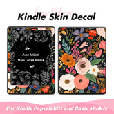 Colorful Flowers Kindle Skin Vinyl WRAP Amazon Kindle Paperwhite Decal