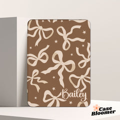 Custom Brown Ribbon Kindle Case, Kobo, Free Personalization