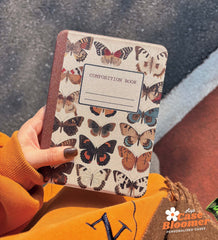 Butterflies Retro Composition Book Kindle Paperwhite Case, Kobo, Free Personalization