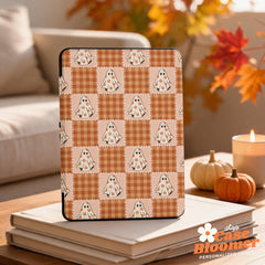 Halloween Checkerboard Kindle Case, Kobo Case, Free Personalization