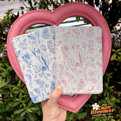 Blue Botanical Flowers Kindle Paperwhite Case, Kobo, Free Personalization, Kobo Case