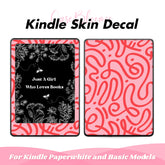 Kindle Skin, Kindle Paperwhite Vinyl, Kindle Paperwhite Decals, Kindle Decals, Aesthetic Kindle Stickers, Paperwhite 11th 6.8 case Decals, Stickers for Paperwhite Signature Edition, Kindle Oasis, Kindle 11th 2022, Skins for Kindle 10th 2019