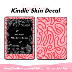 Kindle Skin, Kindle Paperwhite Vinyl, Kindle Paperwhite Decals, Kindle Decals, Aesthetic Kindle Stickers, Paperwhite 11th 6.8 case Decals, Stickers for Paperwhite Signature Edition, Kindle Oasis, Kindle 11th 2022, Skins for Kindle 10th 2019