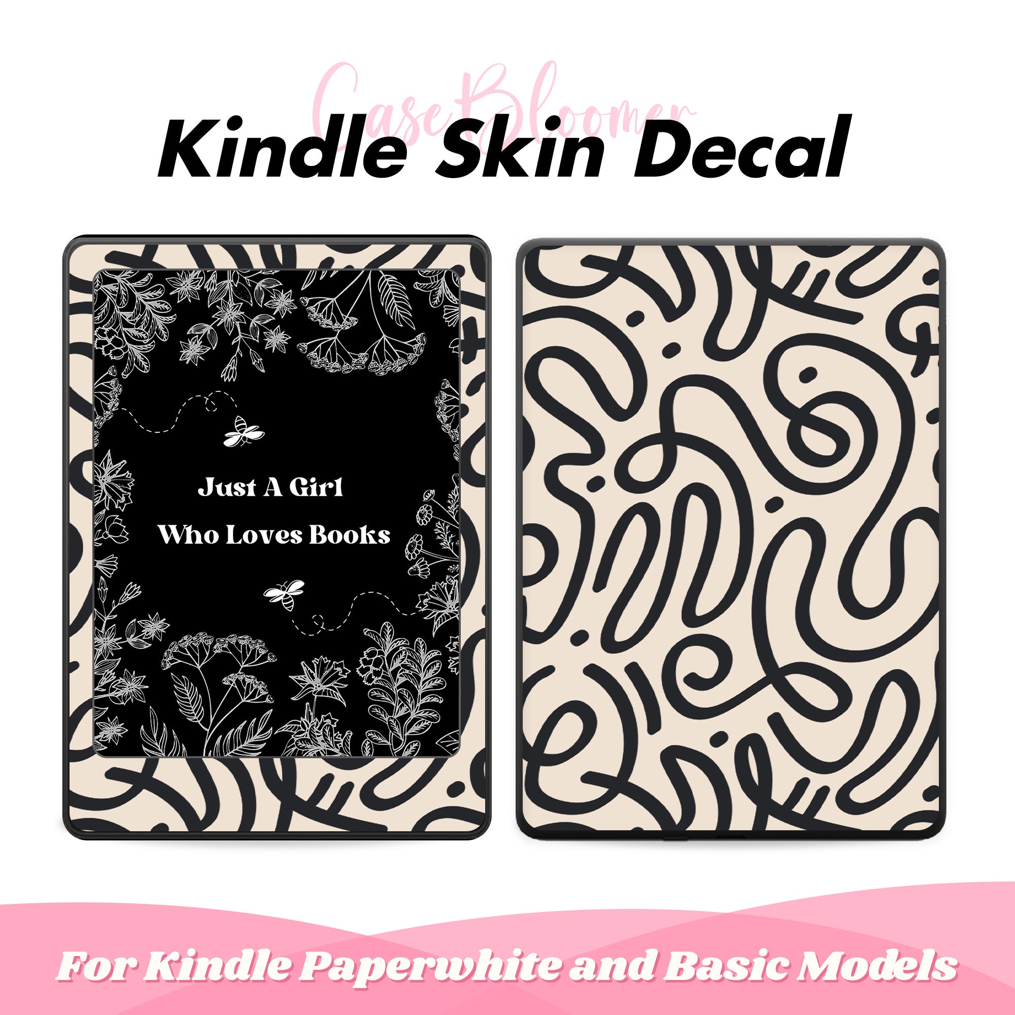 Kindle Skin, Kindle Paperwhite Vinyl, Kindle Paperwhite Decals, Kindle Decals, Aesthetic Kindle Stickers, Paperwhite 11th 6.8 case Decals, Stickers for Paperwhite Signature Edition, Kindle Oasis, Kindle 11th 2022, Skins for Kindle 10th 2019