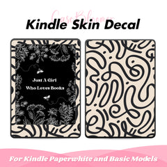 Kindle Skin, Kindle Paperwhite Vinyl, Kindle Paperwhite Decals, Kindle Decals, Aesthetic Kindle Stickers, Paperwhite 11th 6.8 case Decals, Stickers for Paperwhite Signature Edition, Kindle Oasis, Kindle 11th 2022, Skins for Kindle 10th 2019