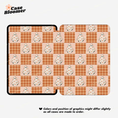 Halloween Checker Autumn Kindle Case, Kobo Case, Free Personalization