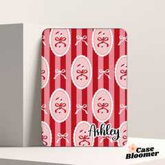 Pink Bows Christmas Gift Kindle Case, Kobo, Free Personalization