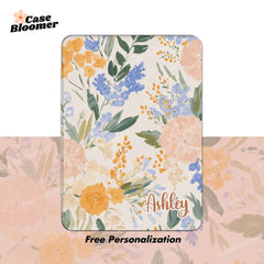 Watercolor Floral Kindle Case, Kobo Case, Free Personalization