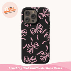 Black&Pink Ribbon Cute Coquette Phone Case Magsafe - CaseBloomer Black&Pink Ribbon Cute Coquette Phone Case Magsafe - CaseBloomer