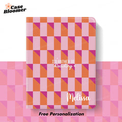 Personalized Rather Be Reading Abstract iPad case, Free Personalization